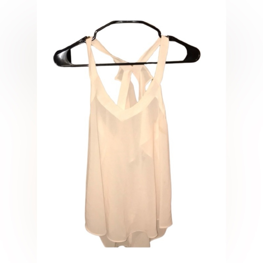 Ovi tank top with ruffle back